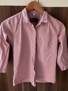 Pink Polka Dot Shirt