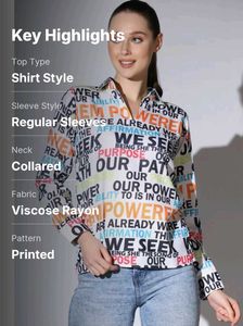 Stylish Graphic Print Top