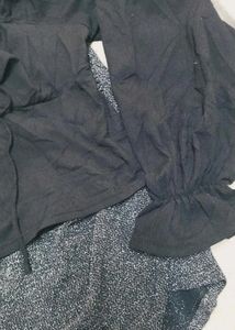 Black Party Wear Top