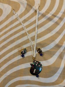 Necklace Set With Earrings