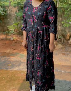 Floral Print Kurta