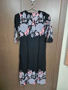 Black Floral Suit Set | 36
