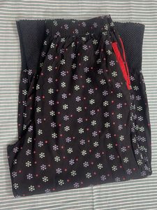 Floral Print Black Palazzo