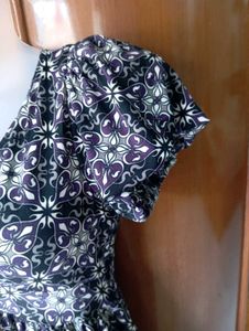 Patterned Mini Dress