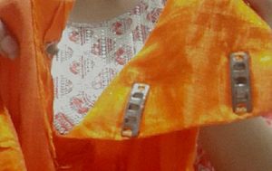 Beautiful😍Orange Ethnic Skirt