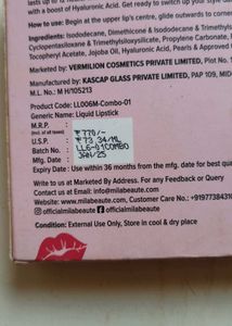 Beaute Lipsticks - 5 Shades