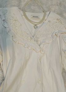 Vintage Ruffled Blouse