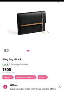 Myglamm Sling Bag - Brand New