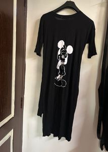 Black Mickey Mouse Dress