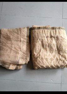 Embellished Woven Dress Material