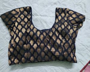 Ethnic Brocade Saree Blouse