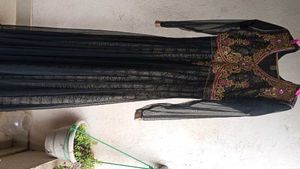 Elegant Black Anarkali dress