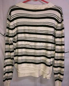Striped Knit Sweater