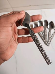 Cutlery Stainless Steel Dinner Spoons - Pack of 6
