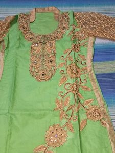 A Kurta Set With Chudidar Pyjama