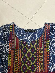 Paisley Print Cotton Dress