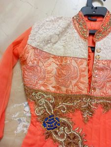 Heavy Stone Work Anarkali