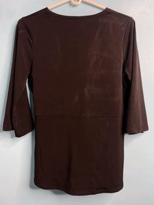 Black Cinched Waist Top