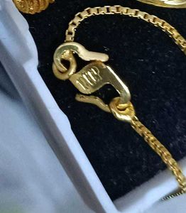 1 Gm Gold Plated Pendant Set