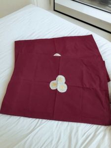 Airwill Cotton Maroon 2 Pillow Covers