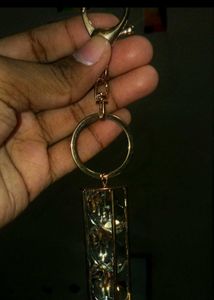 Three Diamond Keychain