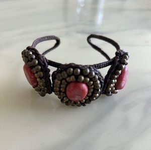 Coral Beaded Bracelet!
