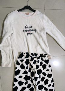 Dalmitian Print Cozy Night Suit Imported