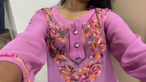 Pink Kurta