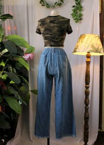 Blue Button Up Jeans