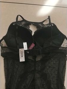 M Black Lace Corset(Adore me)