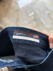 U.S. Polo Assn. Men Blue Skinny Fit Jeans