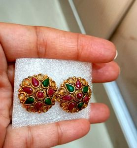 Vintage Gold Plated Studs Impone Work