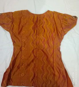 Girls Silk Lehenga Choli Set