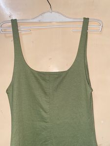 Olive Green Bodycon Dress