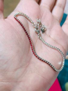 Giva Red Tennis Elegant Bracelet