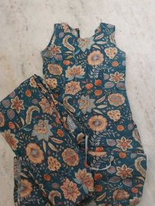 Floral Print Kurta Set
