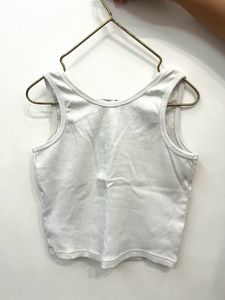 Bonkers Corner White Ribbed Top