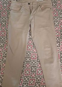Men's Beige Jeans