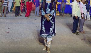 Elegant Blue Embroidered Kurta Set