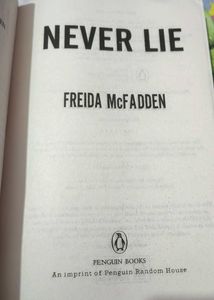 Never Lie by Freida McFadden
