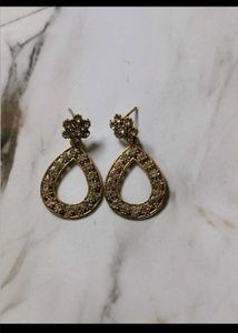 Silver Tone Boho Earrings