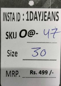 women black straight cargo jeans size 30 (O-47)