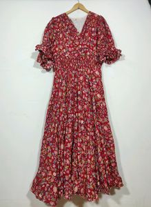 Floral Print Midi Dress