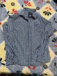 Plaid Button-Down Shirt
