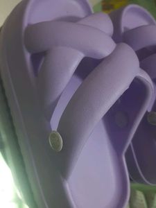 Purple Criss-Cross Platform Sandals( Never Used)