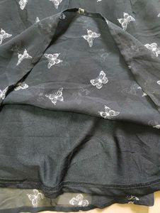 H&amp;M Butterfly Print Dress