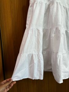 White Tiered Sundress