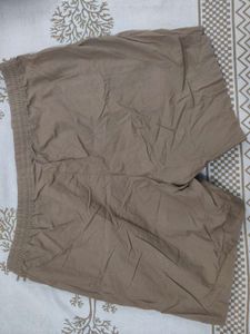 Brown Casual Shorts