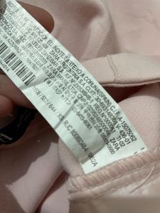 ZARA high-waisted pink tailored pants