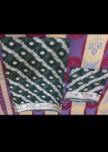 Combo of Elegant  2 Green Saree